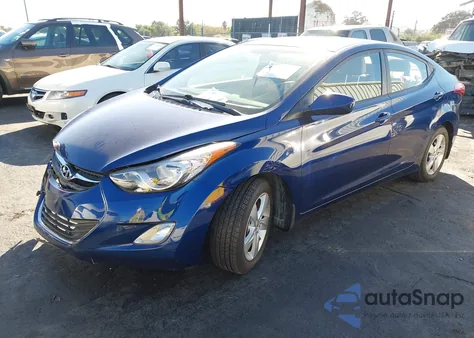 2013 Hyundai Elantra Gls z USA, uszkodzony, nr VIN KMHDH4AEXDU809561
